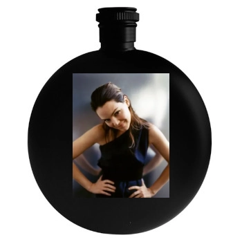 Jacinda Barrett Round Flask