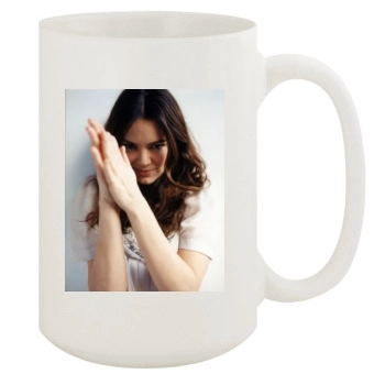 Jacinda Barrett 15oz White Mug