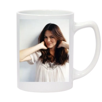 Jacinda Barrett 14oz White Statesman Mug