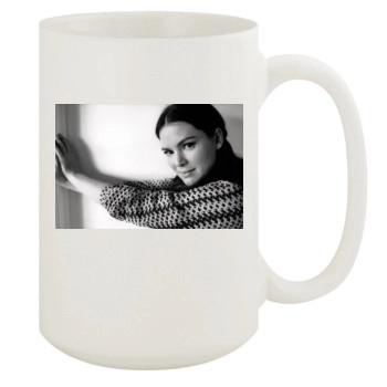 Jacinda Barrett 15oz White Mug