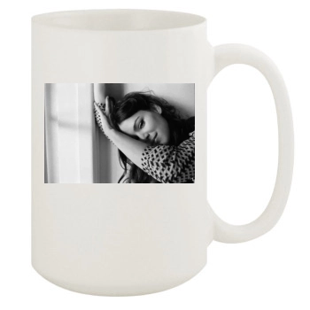 Jacinda Barrett 15oz White Mug