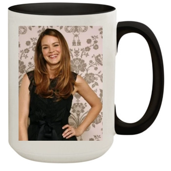 Jacinda Barrett 15oz Colored Inner & Handle Mug