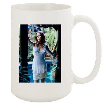 Jacinda Barrett 15oz White Mug