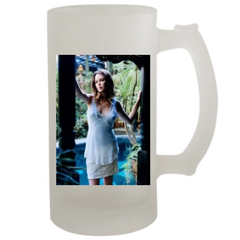 Jacinda Barrett 16oz Frosted Beer Stein