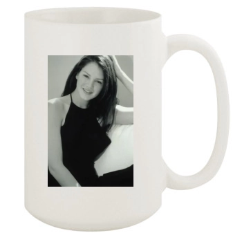 Jacinda Barrett 15oz White Mug