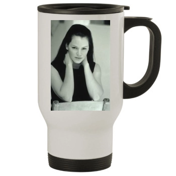 Jacinda Barrett Stainless Steel Travel Mug