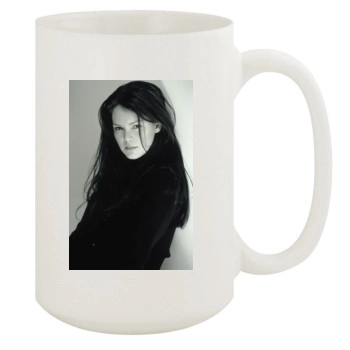 Jacinda Barrett 15oz White Mug