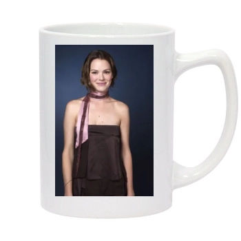 Jacinda Barrett 14oz White Statesman Mug