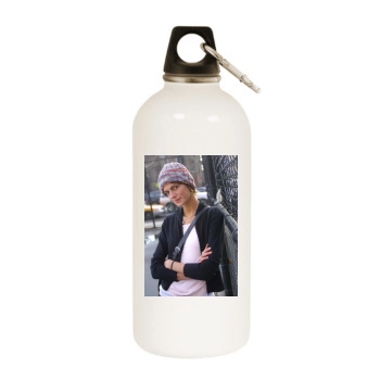 Jacquetta Wheeler White Water Bottle With Carabiner