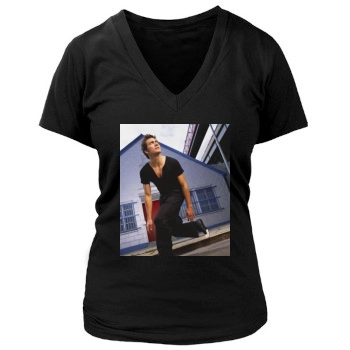 Jake Gyllenhaal Women's Deep V-Neck TShirt