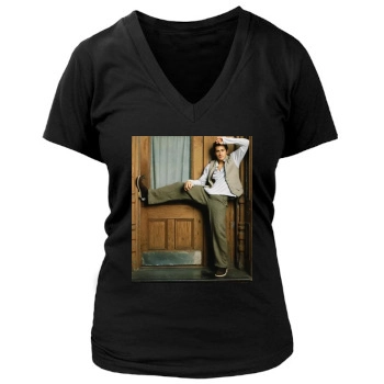 Jake Gyllenhaal Women's Deep V-Neck TShirt