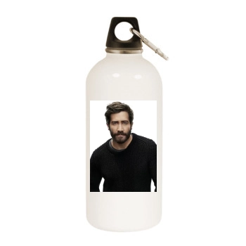 Jake Gyllenhaal White Water Bottle With Carabiner