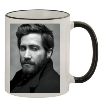 Jake Gyllenhaal 11oz Colored Rim & Handle Mug