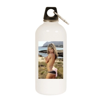 Jakki Degg White Water Bottle With Carabiner