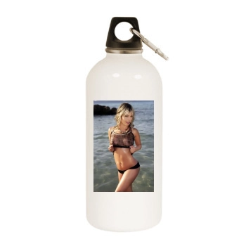 Jakki Degg White Water Bottle With Carabiner