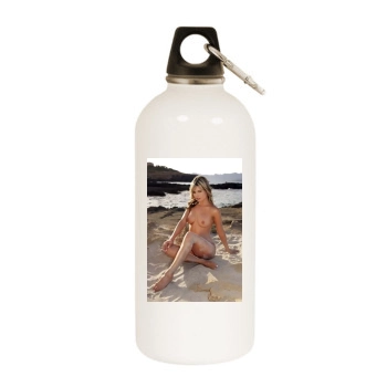 Jakki Degg White Water Bottle With Carabiner