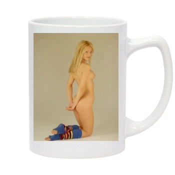 Jakki Degg 14oz White Statesman Mug