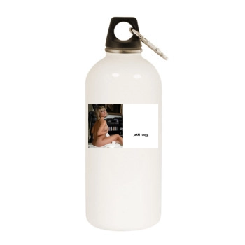 Jakki Degg White Water Bottle With Carabiner