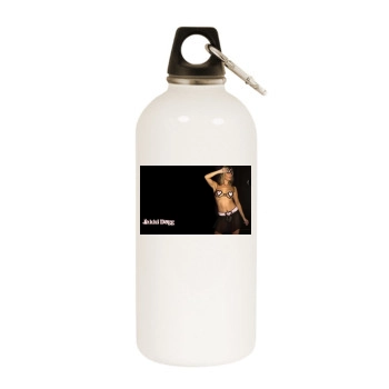 Jakki Degg White Water Bottle With Carabiner