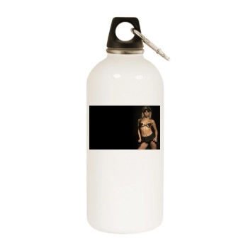 Jakki Degg White Water Bottle With Carabiner