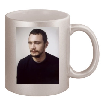 James Franco 11oz Metallic Silver Mug