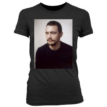 James Franco Women's Junior Cut Crewneck T-Shirt