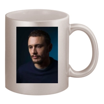 James Franco 11oz Metallic Silver Mug