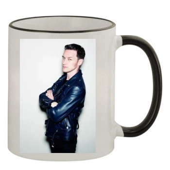 James Mcavoy 11oz Colored Rim & Handle Mug