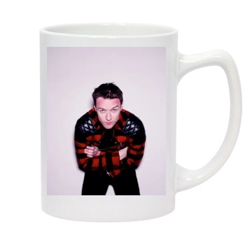 James Mcavoy 14oz White Statesman Mug