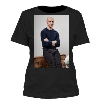 James Mcavoy Women's Cut T-Shirt