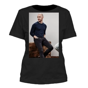 James Mcavoy Women's Cut T-Shirt