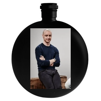 James Mcavoy Round Flask