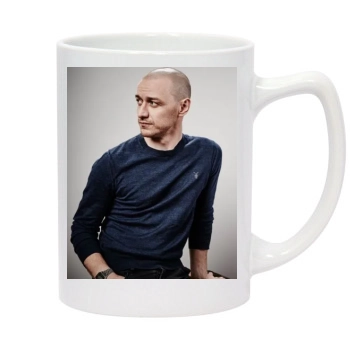 James Mcavoy 14oz White Statesman Mug