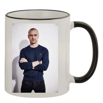 James Mcavoy 11oz Colored Rim & Handle Mug