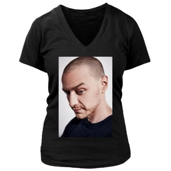 James Mcavoy Women's Deep V-Neck TShirt