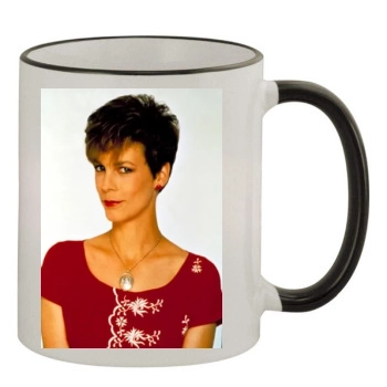 Jamie Lee Curtis 11oz Colored Rim & Handle Mug