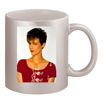 Jamie Lee Curtis 11oz Metallic Silver Mug