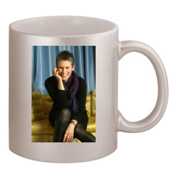 Jamie Lee Curtis 11oz Metallic Silver Mug