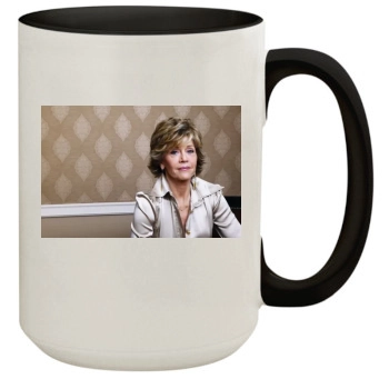 Jane Fonda 15oz Colored Inner & Handle Mug