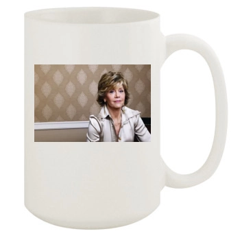 Jane Fonda 15oz White Mug