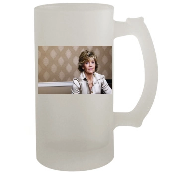 Jane Fonda 16oz Frosted Beer Stein