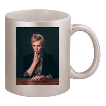 Jane Lynch 11oz Metallic Silver Mug