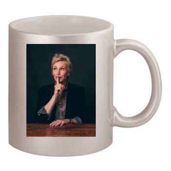 Jane Lynch 11oz Metallic Silver Mug