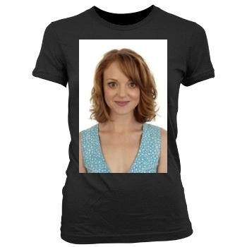 Jayma Mays Women's Junior Cut Crewneck T-Shirt