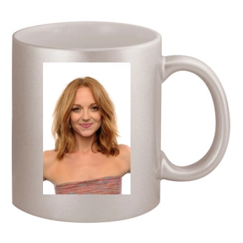 Jayma Mays 11oz Metallic Silver Mug