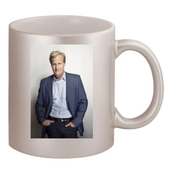 Jeff Daniels 11oz Metallic Silver Mug