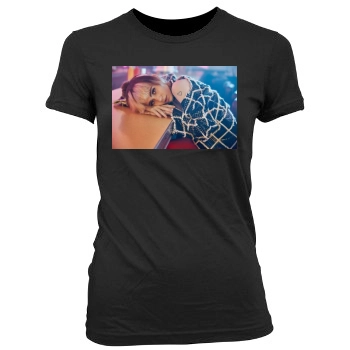 Grimes Women's Junior Cut Crewneck T-Shirt