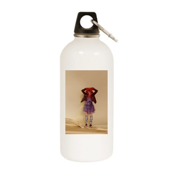 Grimes White Water Bottle With Carabiner