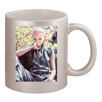 Grimes 11oz Metallic Silver Mug