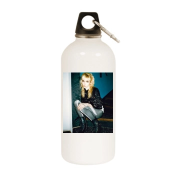 Grimes White Water Bottle With Carabiner